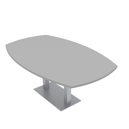 Skutchi Designs 45 in W, 84 in L, 29 in H, Engineered Wood Top, Grey HAR-ABOT-4684-DOU-01